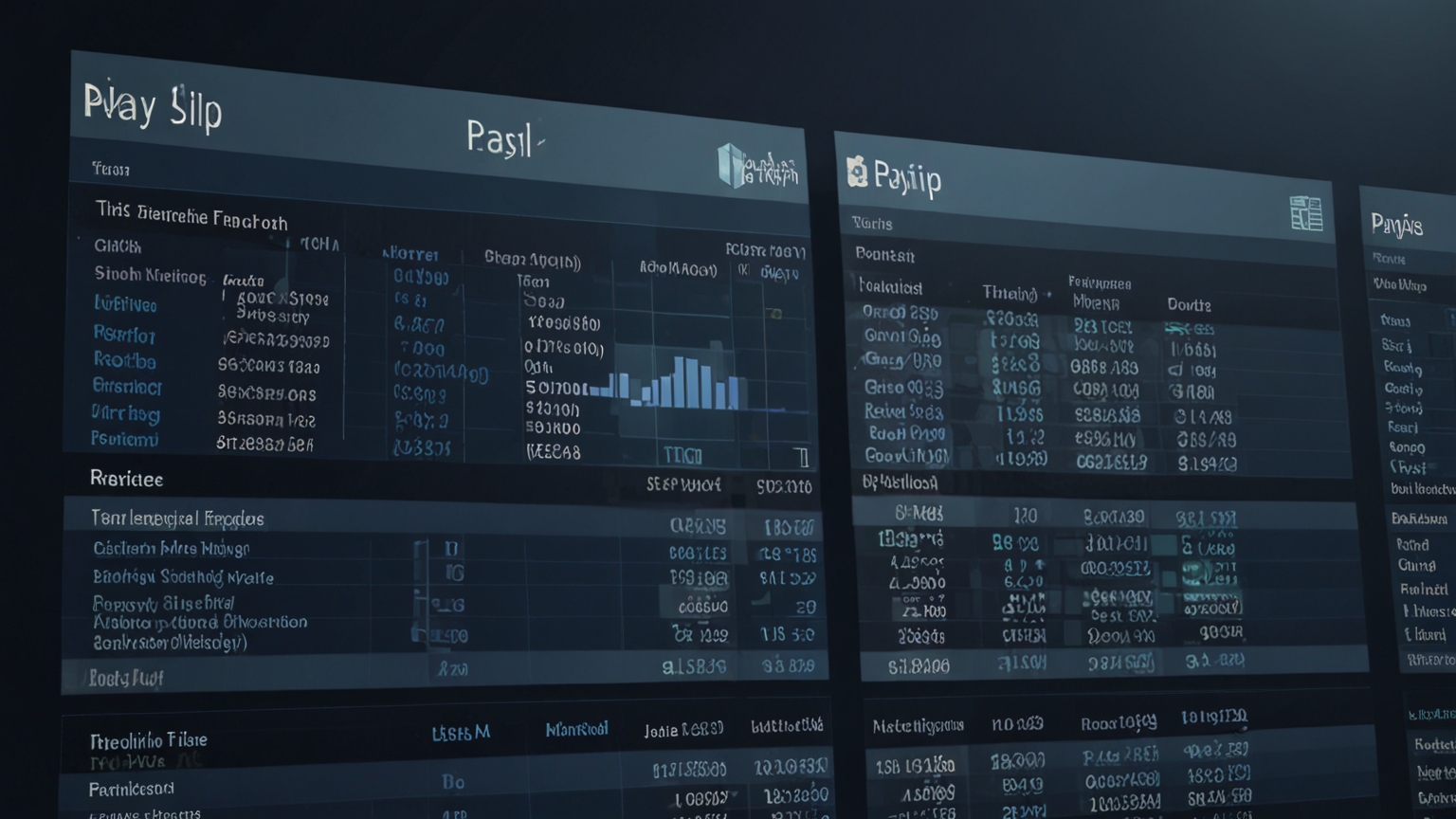 Converting UK payslip documents to universal spreadsheet format